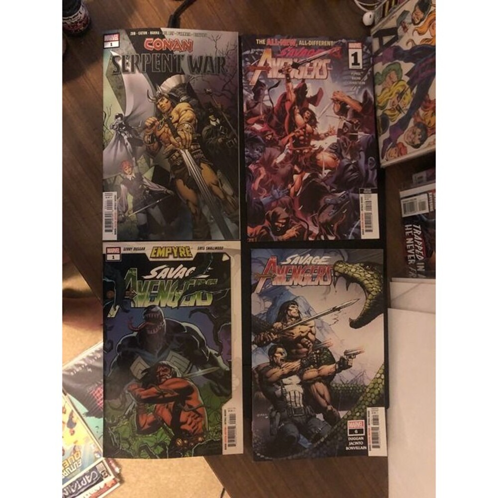 Savage Avengers (2nd Seri.#1 VF+Conan Serpent War+All New Sav Av#1,5 VF